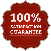 100% satisfaction guarantee